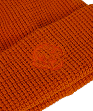 Load image into Gallery viewer, Waffle Cotton Beanie Burnt Orange
