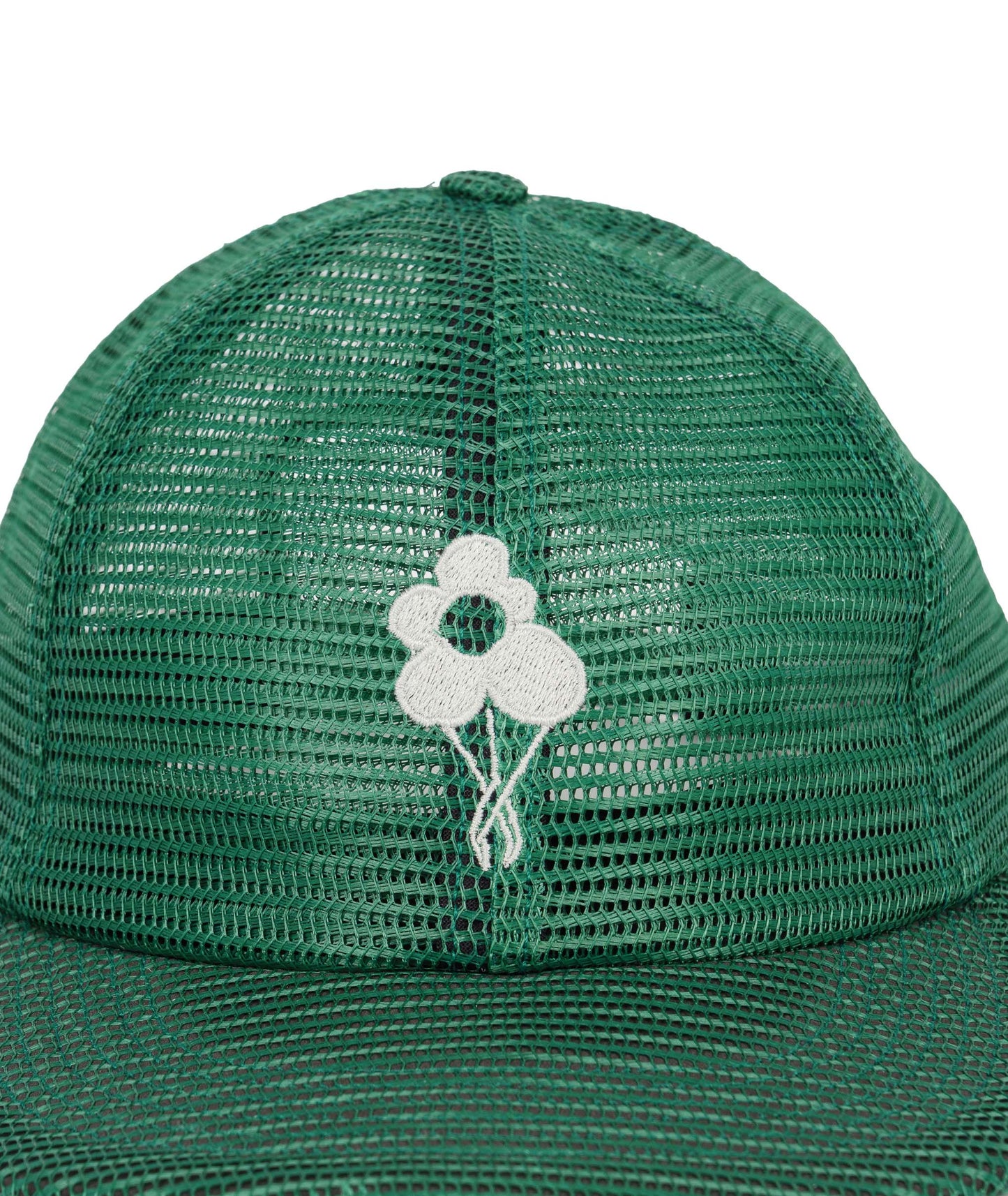 Mesh Flower Cap Green