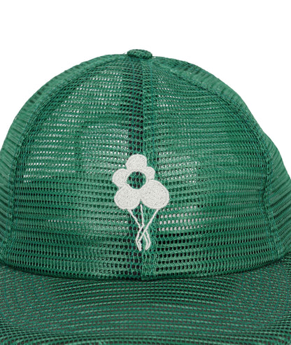 Mesh Flower Cap Green