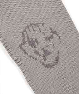Elbow Logo Crew Knit Grey