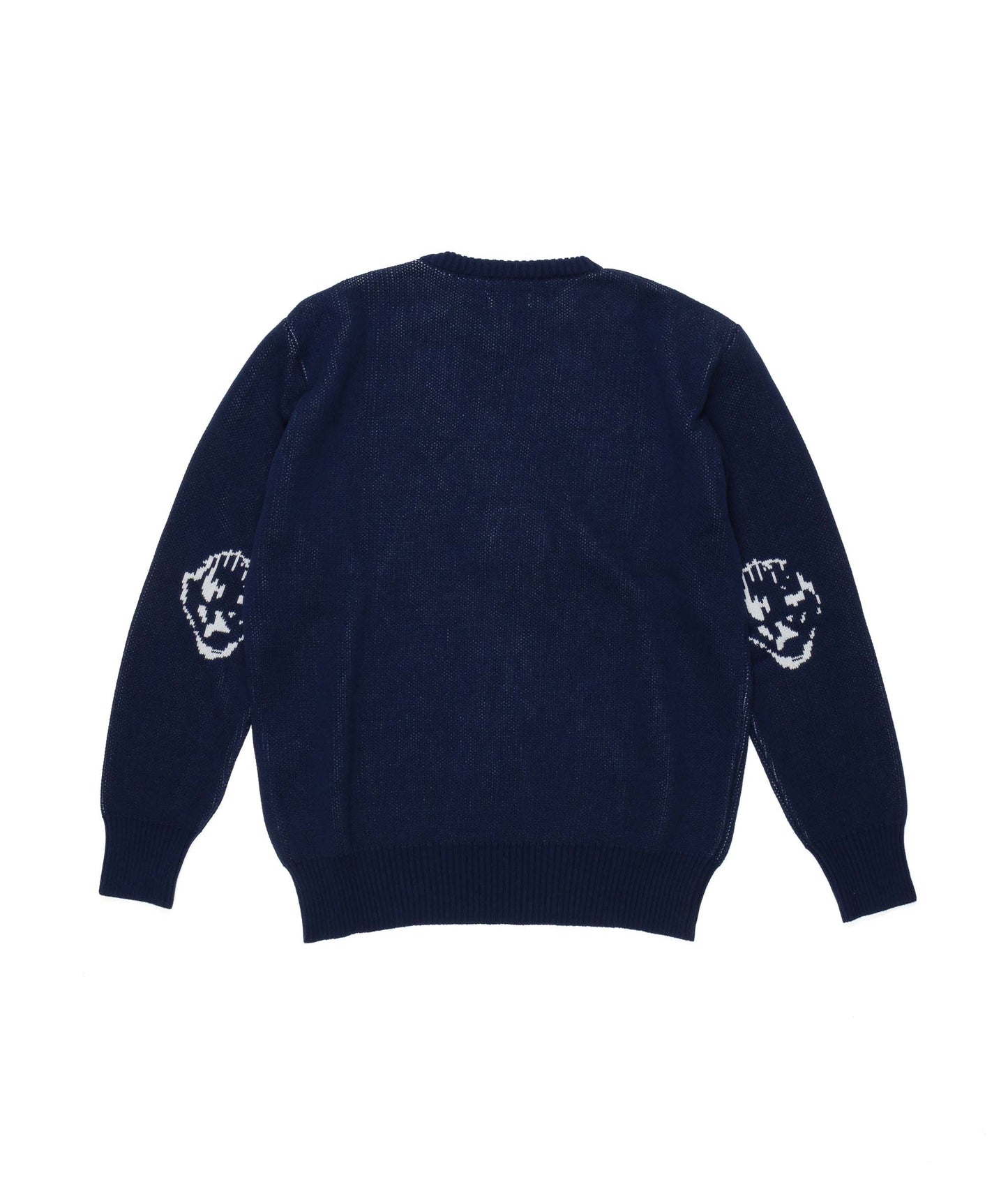 Elbow Logo Crew Knit Navy