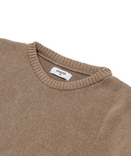 Load image into Gallery viewer, Elbow Logo Crew Knit Beige