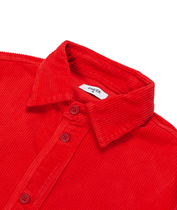 Double Pocket Overshirt Red