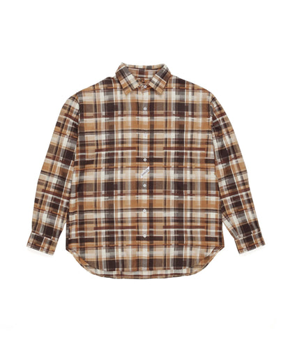 Danssoni One Pocket Shirt Brown Mix