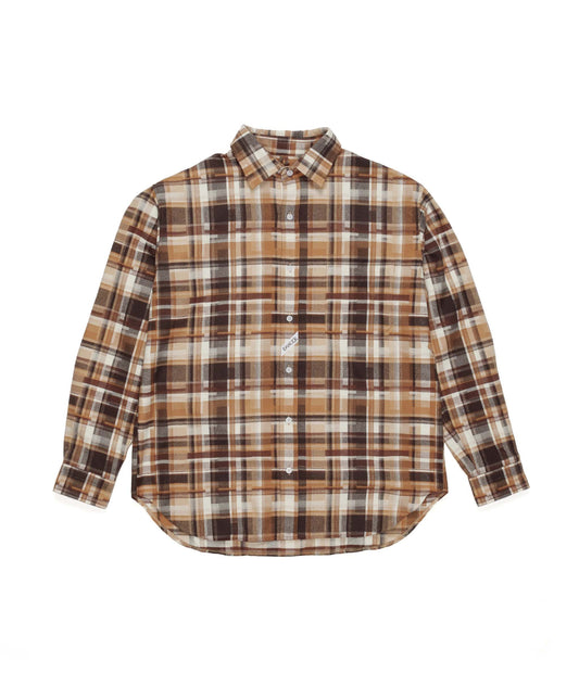 Danssoni One Pocket Shirt Brown Mix