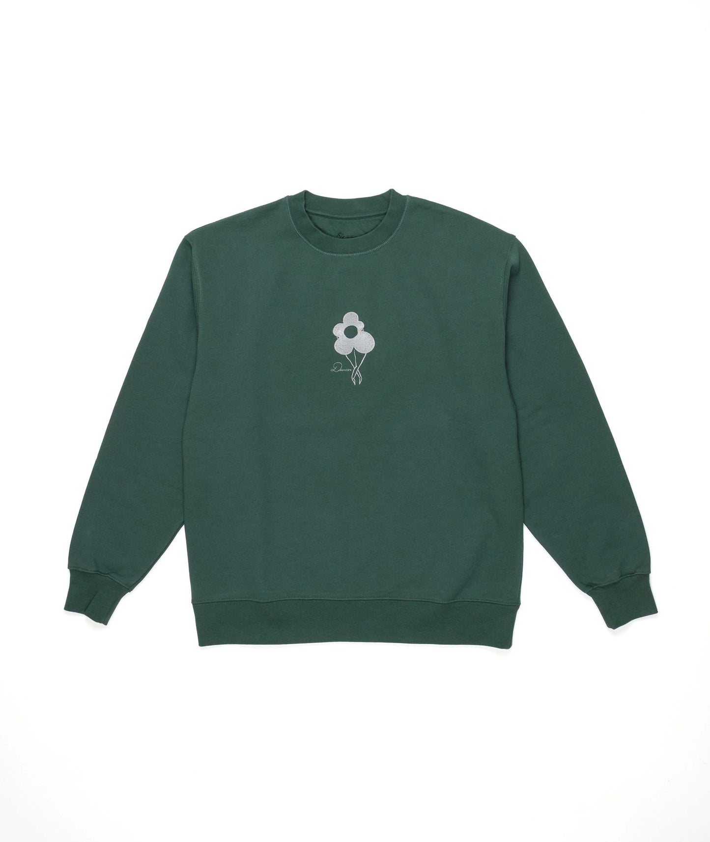 Flower Logo Crew Sweat Turq