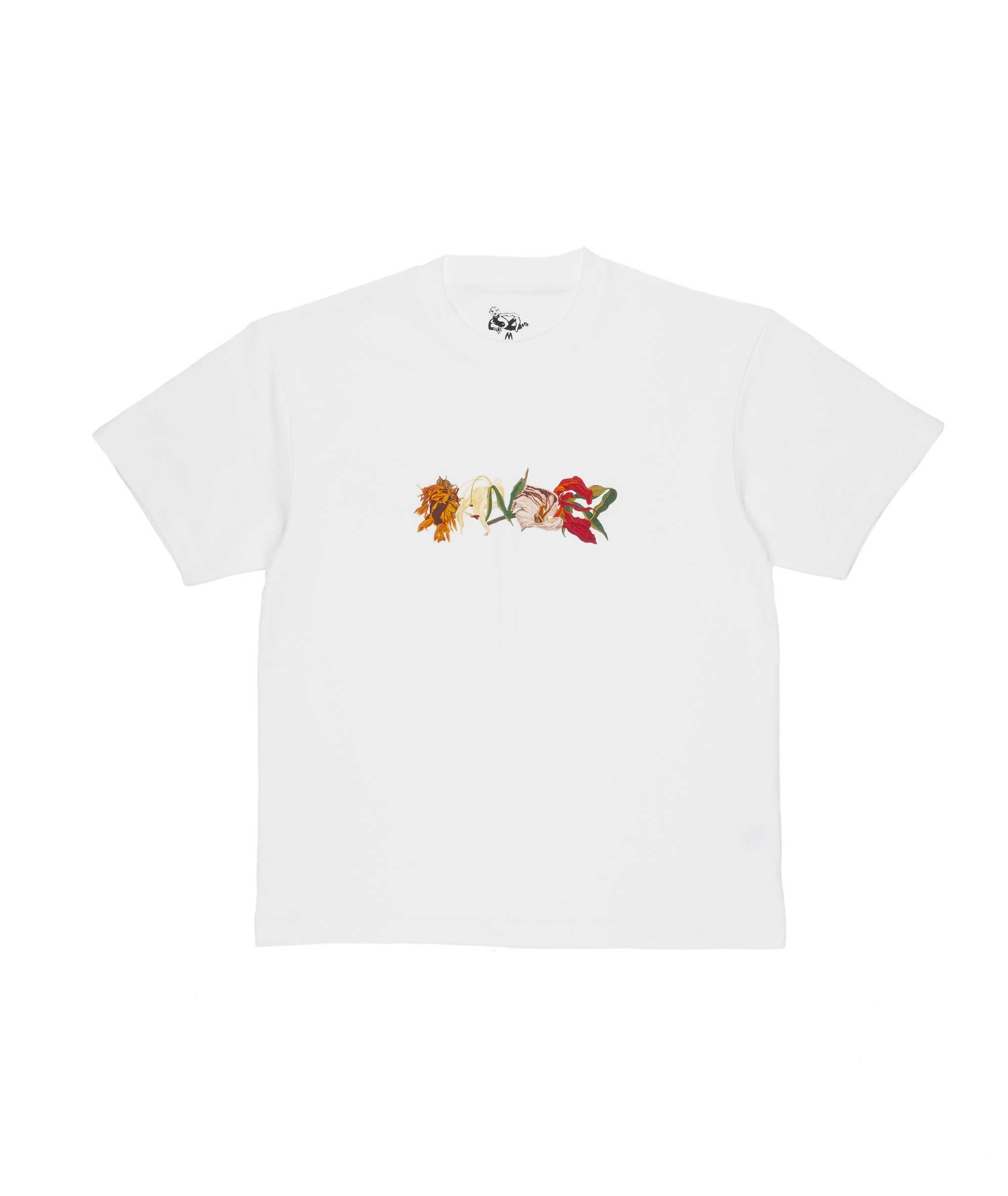 Dying Flowers Tee White – DANCER