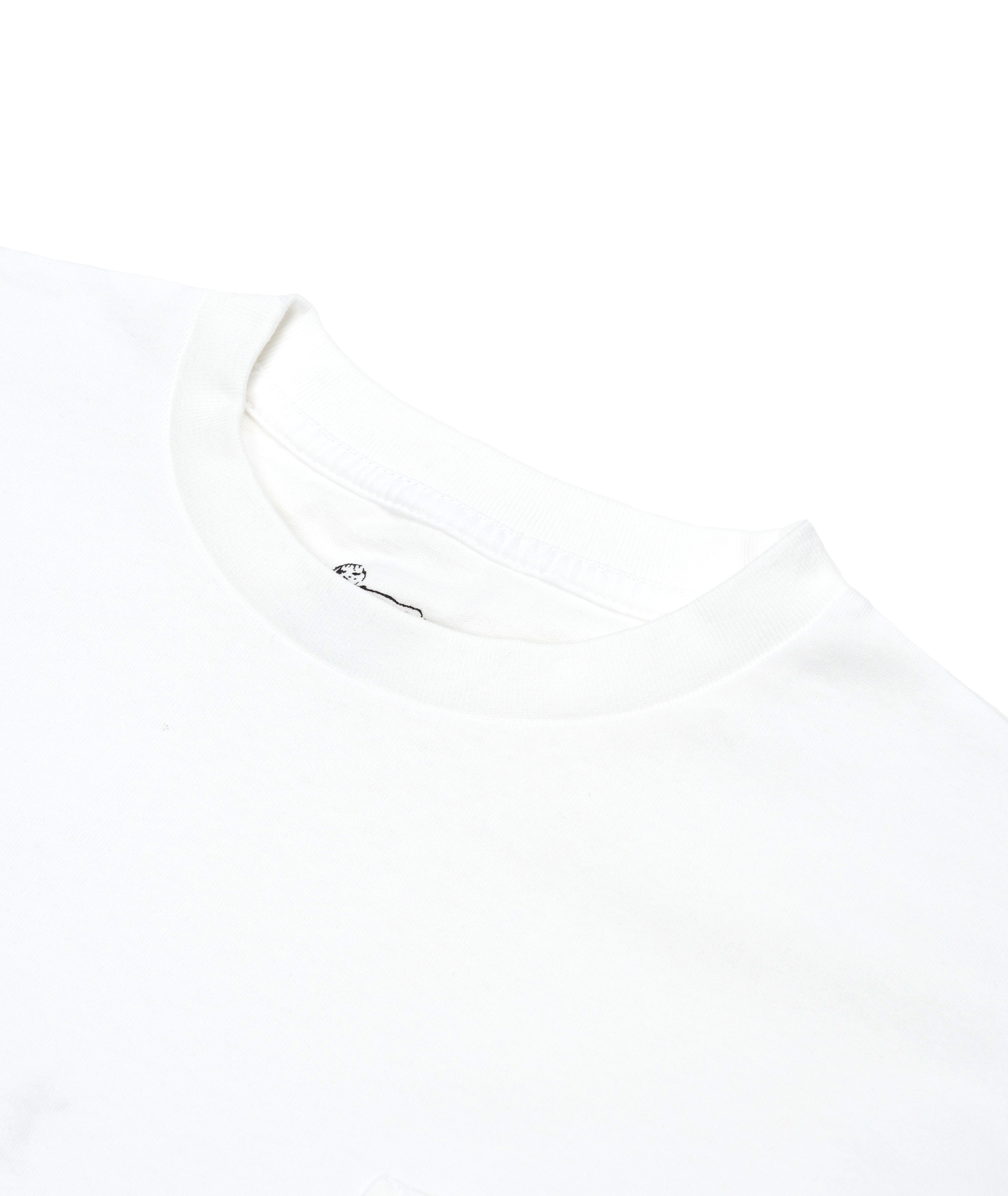 Blank LS Tee White