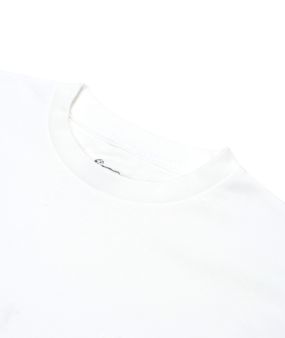 Blank LS Tee White