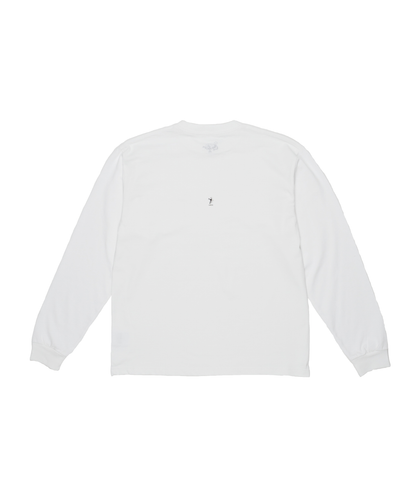 Blank LS Tee White